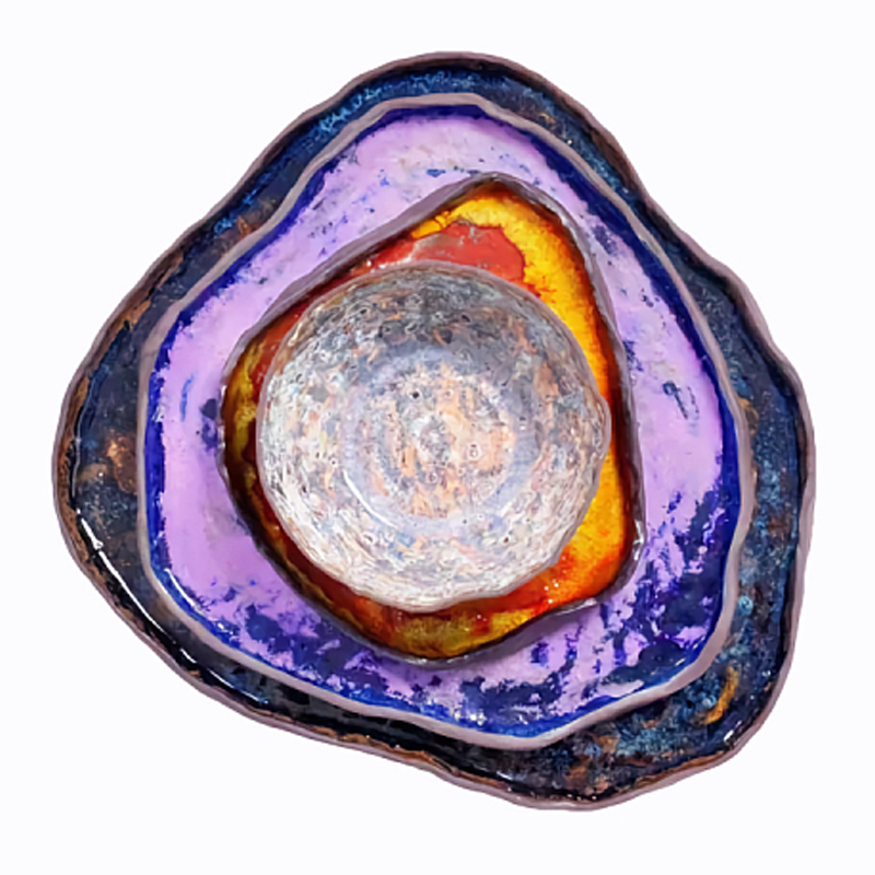 Сет из 3-х тарелок «LABRADORITE» Синий Оранжевый Серый Фиолетовый Сет из 3-х тарелок «LABRADORITE» Синий Оранжевый Серый Фиолетовый в Саратове | Loft Concept