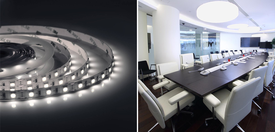 Светодиодная лента 14,4W/m 60Led/m 5050SMD холодный белый Светодиодная лента 14,4W/m 60Led/m 5050SMD холодный белый - Loft-Concept в Саратове