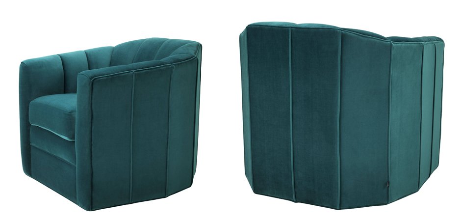 Кресло Eichholtz Chair Delancey Sea Green Кресло Eichholtz Chair Delancey Sea Green - Loft-Concept в Саратове
