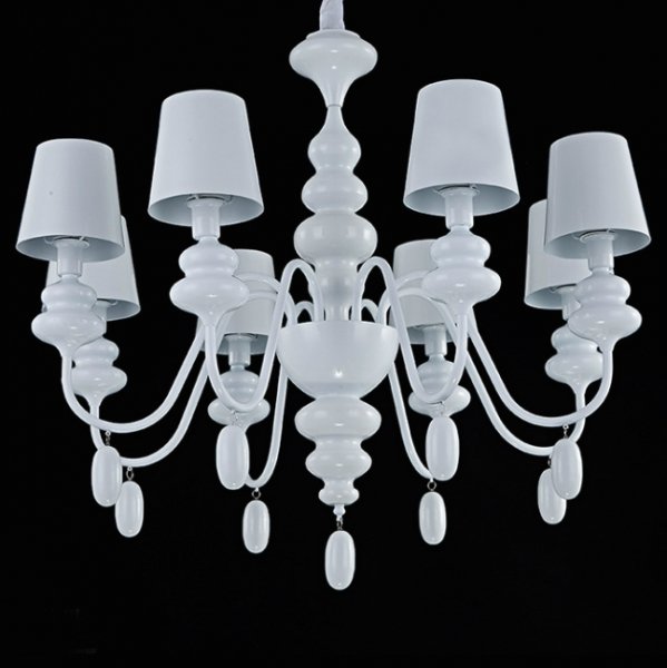 Люстра Masiero Eva Chandelier 8 Белый Люстра Masiero Eva Chandelier 8 Белый в Саратове | Loft Concept