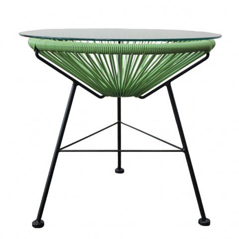 Приставной стол Acapulco side table Green Морская синь Желтый Зеленый Белый Оранжевый Черный в Саратове | Loft Concept 