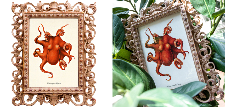 Постер Red Octopus Poster Постер Red Octopus Poster - Loft-Concept в Саратове