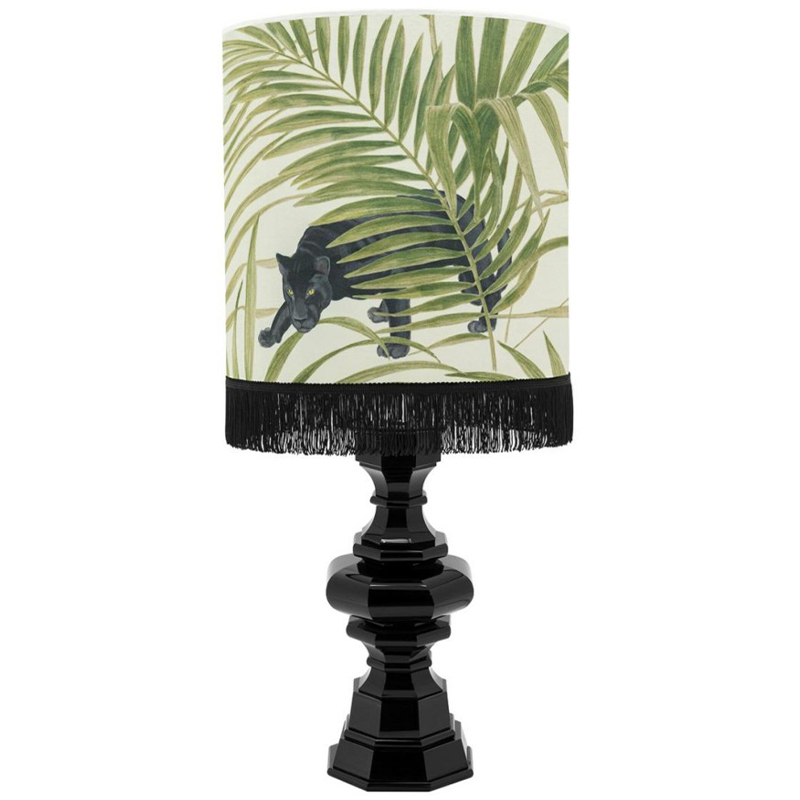 Настольная лампа Table Lamp Empire Velvet White Green Белый Черный Зеленый в Саратове | Loft Concept 