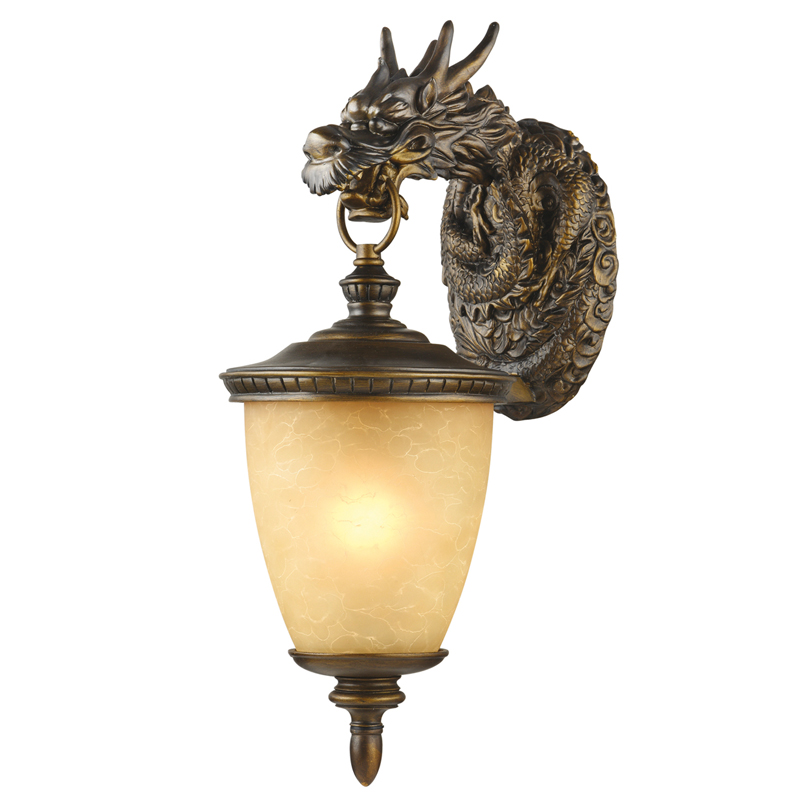 Уличный светильник Dragon Lantern Темная бронза Прозрачное Стекло Уличный светильник Dragon Lantern Темная бронза Прозрачное Стекло в Саратове | Loft Concept