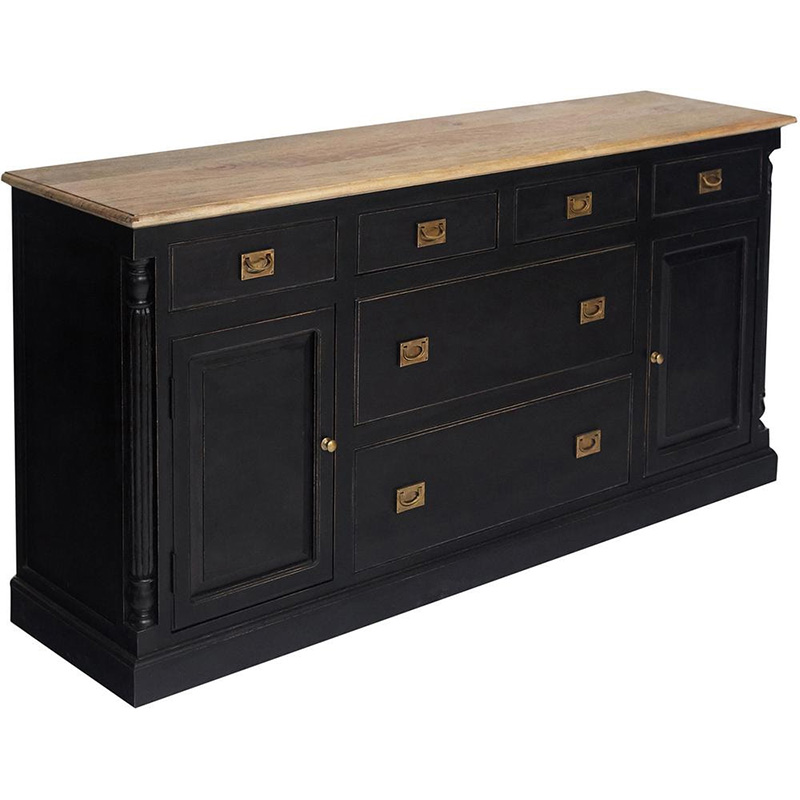 Комод Provence Sylvie Chest of Drawers Черный Древесина в Саратове | Loft Concept 