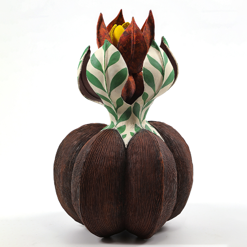 Статуэтка тропический фрукт Pandora Tropical Fruit Brown Red Green Flower Мульти Коричневый Красный Зеленый Бежевый в Саратове | Loft Concept 