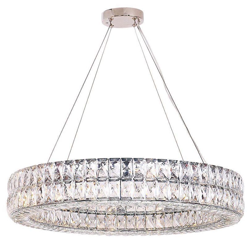 Люстра Crystal Regena Chrome Chandelier 10 Хром Прозрачный (Transparent) в Саратове | Loft Concept 