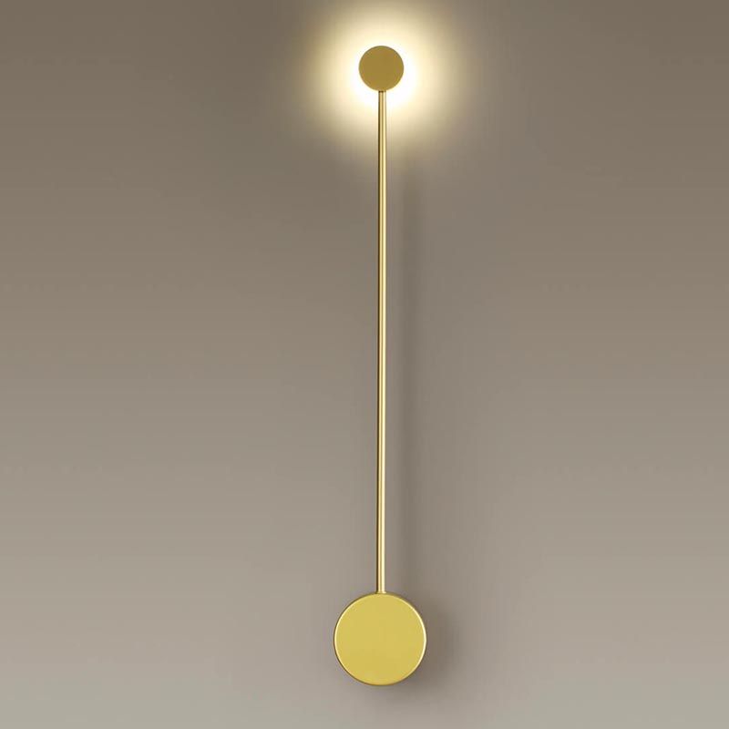 Бра Pin Wall Light Gold 70 Золотой в Саратове | Loft Concept 