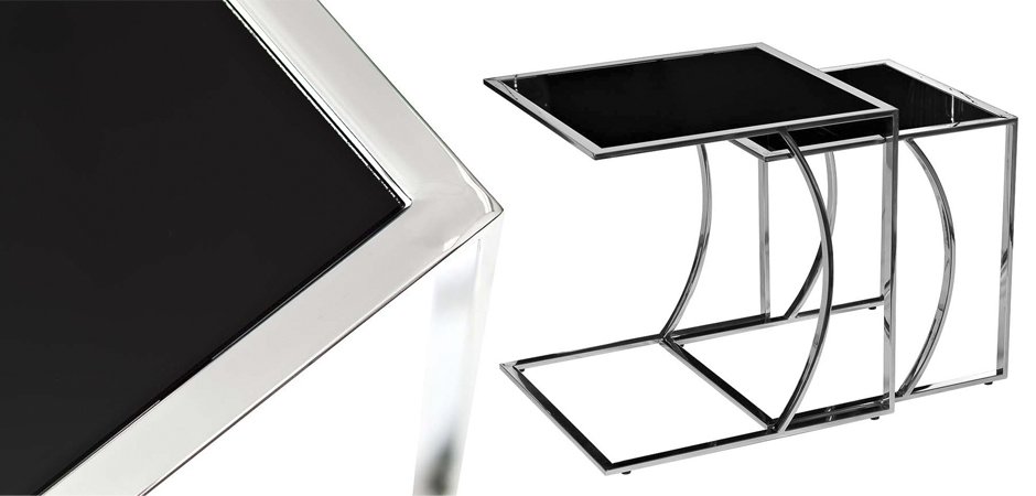 Приставной стол Metal Crescent Side Table Chromium Приставной стол Metal Crescent Side Table Chromium - Loft-Concept в Саратове