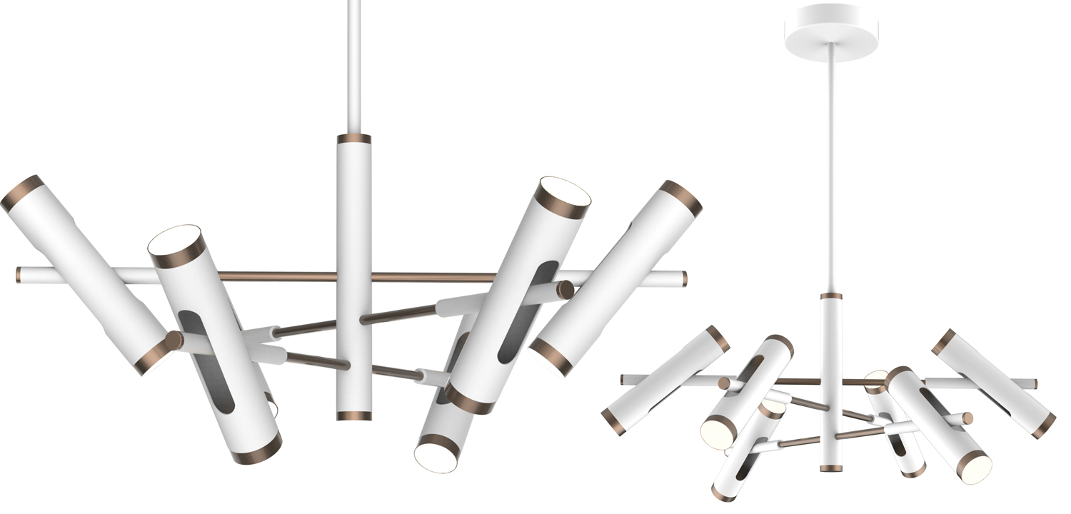 Люстра Rainer Chandelier white - фото