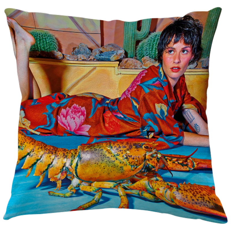 Декоративная подушка Seletti Cushion Lobster Мульти в Саратове | Loft Concept 