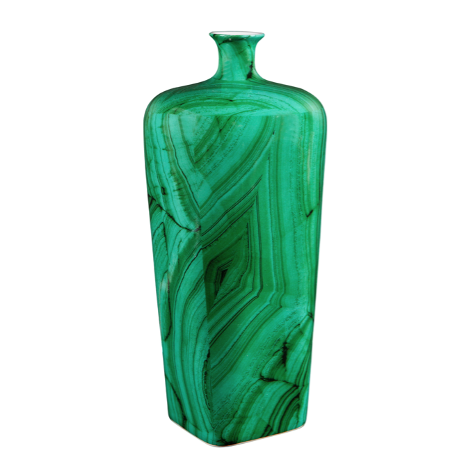 Ваза Malachite Vase flask Малахит в Саратове | Loft Concept 