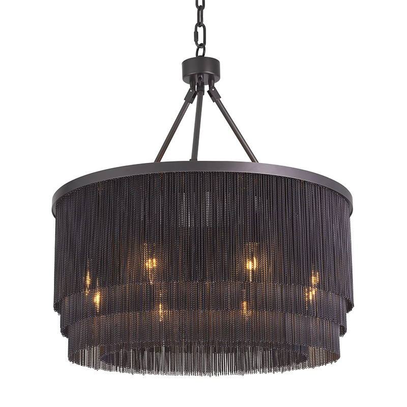 Люстра Eichholtz Chandelier Tissot S Темная бронза в Саратове | Loft Concept 