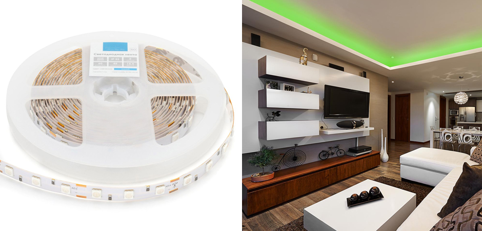 Светодиодная лента 14,4W/m 60LED/m 5050SMD зеленый Светодиодная лента 14,4W/m 60LED/m 5050SMD зеленый - Loft-Concept в Саратове