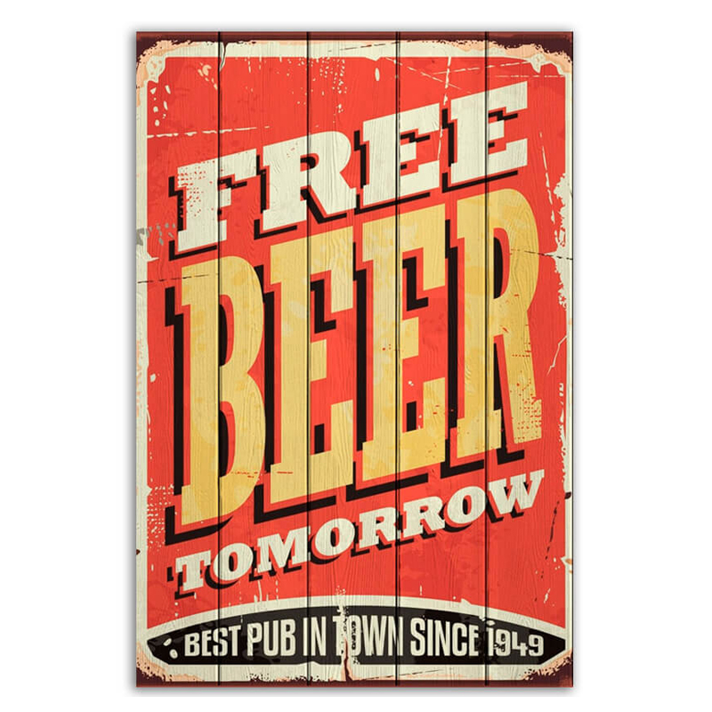 Постер Free Beer Tomorrow  в Саратове | Loft Concept 