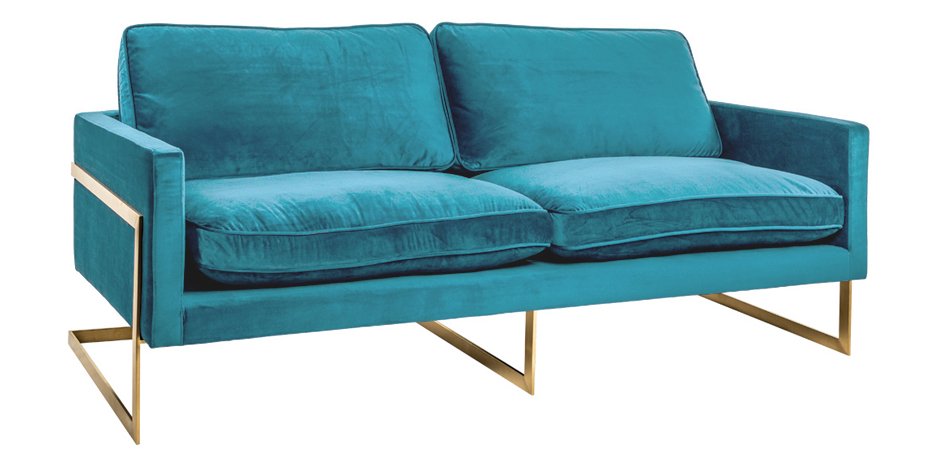 Диван бархатный Accent Velvet Sofa Диван бархатный Accent Velvet Sofa - Loft-Concept в Саратове