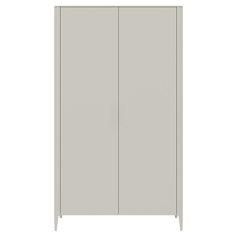 Шкаф двухстворчатый молочного цвета Type Молочный в Саратове | Loft Concept 