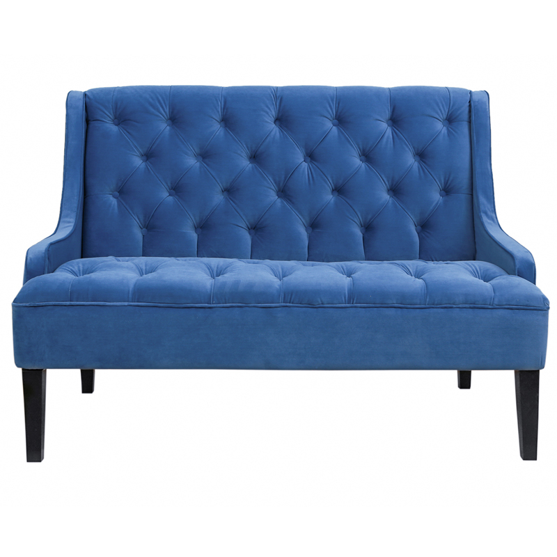 Диван Folket Sofa velour blue Синий в Саратове | Loft Concept 