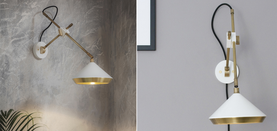Бра Bert Frank SHEAR SHEAR WALL LIGHT Белый Бра Bert Frank SHEAR SHEAR WALL LIGHT Белый - Loft-Concept в Саратове