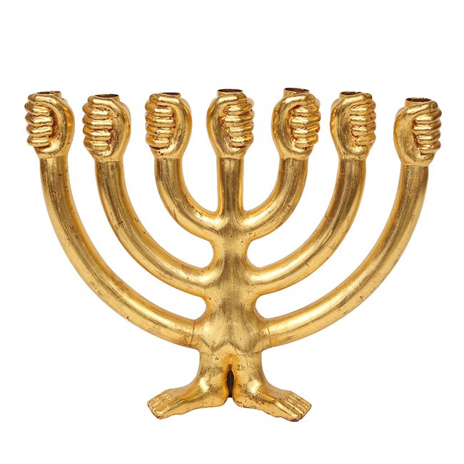 Подсвечник Menorah Глянцевое золото Подсвечник Menorah Глянцевое золото в Саратове | Loft Concept