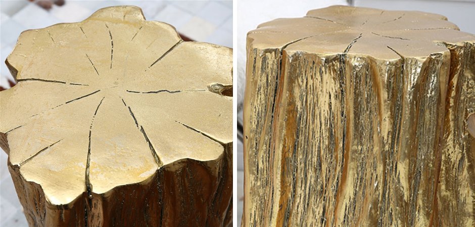 Стол приставной Stump Gold Стол приставной Stump Gold - Loft-Concept в Саратове