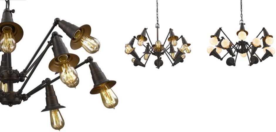 Люстра Loft Spider Chandelier 12 Люстра Loft Spider Chandelier 12 - Loft-Concept в Саратове