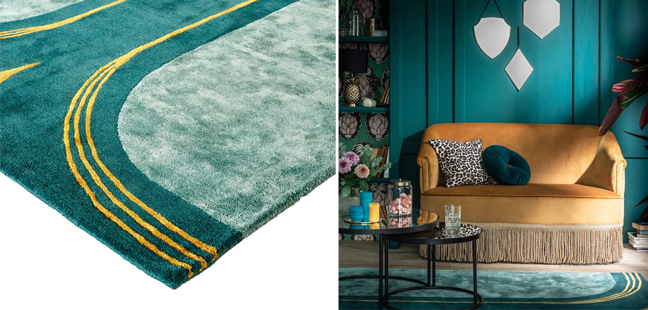 Ковер Carpet Green & Gold Ковер Carpet Green & Gold - Loft-Concept в Саратове