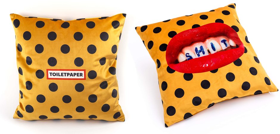 Подушка Seletti Cushion Shit Toiletpaper Подушка Seletti Cushion Shit Toiletpaper - Loft-Concept в Саратове