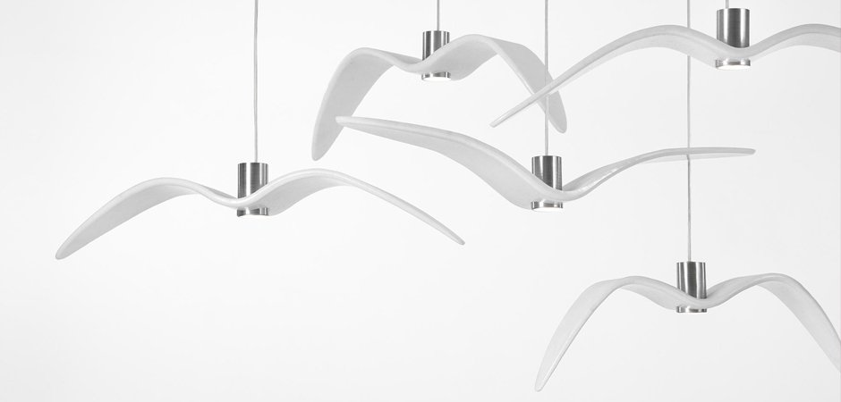 Подвесной светильник Brokis Night Birds white Подвесной светильник Brokis Night Birds white - Loft-Concept в Саратове