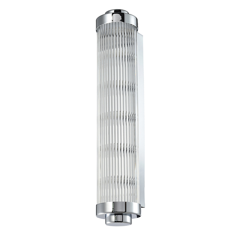 Бра Buck Glass TUBE Wall Lamp Nickel Никель Прозрачный (Transparent) в Саратове | Loft Concept 