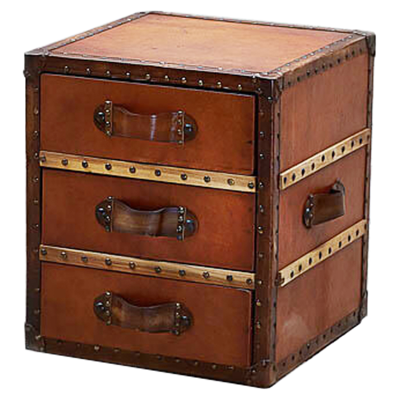 Тумба Vintage Chest Brown Loft Nightstand Коричневый Тумба Vintage Chest Brown Loft Nightstand Коричневый в Саратове | Loft Concept