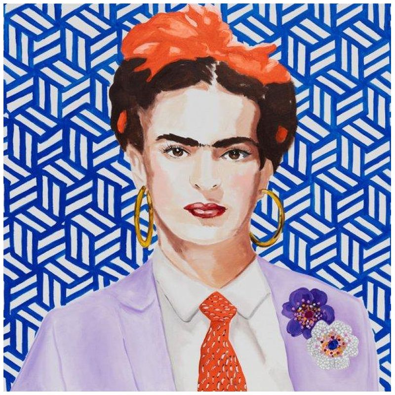 Картина Frida with Lavender Power Suit and Tie Мульти в Саратове | Loft Concept 