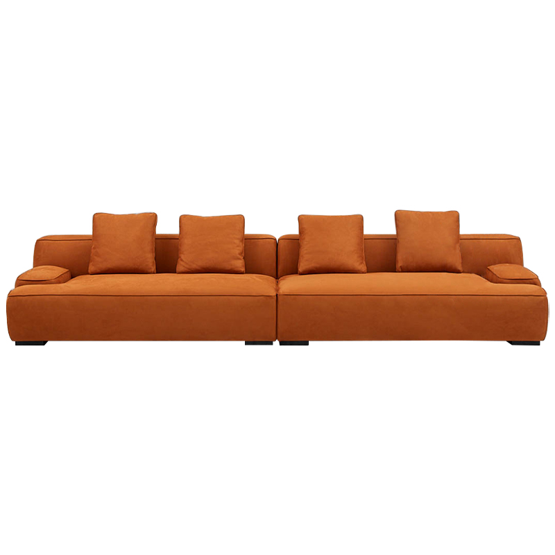 Диван Colby Orange Sofa Оранжевый в Саратове | Loft Concept 