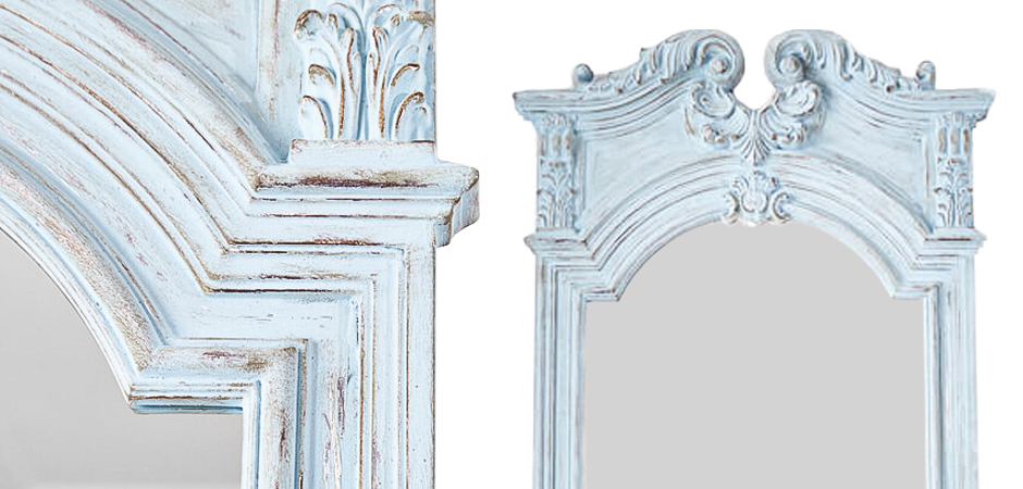Зеркало Lupescu Mirror Pastel Blue Зеркало Lupescu Mirror Pastel Blue - Loft-Concept в Саратове