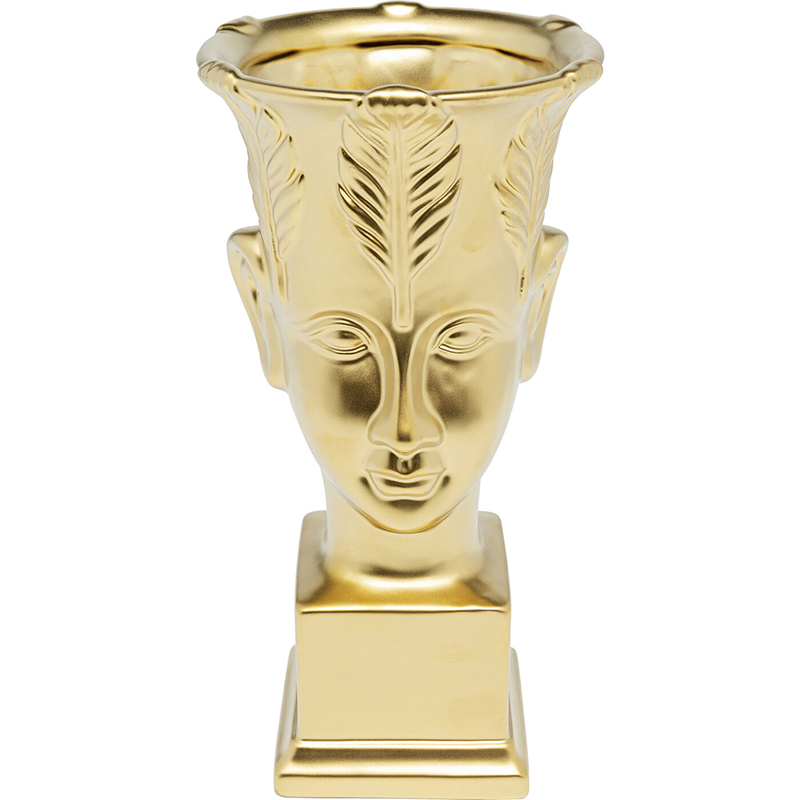 Ваза Golden Face Vase 31 Золотой в Саратове | Loft Concept 