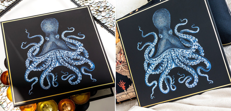 Постер Blue Octopus Poster 2 Постер Blue Octopus Poster 2 - Loft-Concept в Саратове