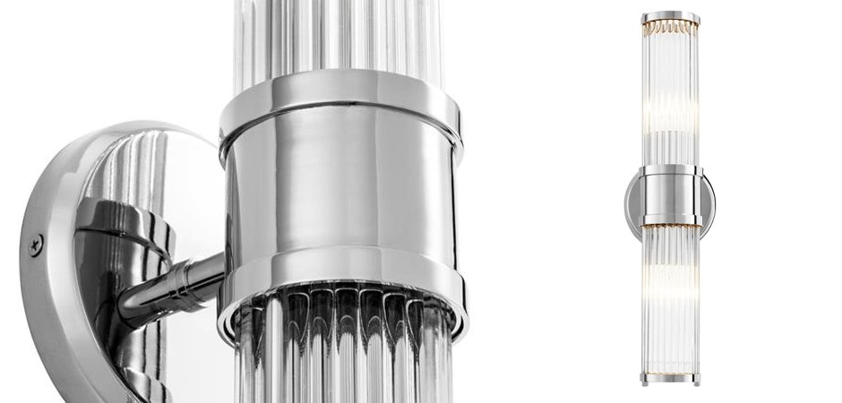 Бра Wall Lamp Claridges Double Nickel Бра Wall Lamp Claridges Double Nickel - Loft-Concept в Саратове