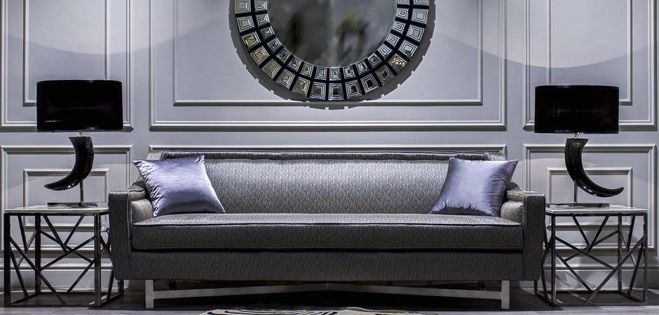 Приставной стол Serene Furnishing Chrome Marble Top Side Table Приставной стол Serene Furnishing Chrome Marble Top Side Table - Loft-Concept в Саратове