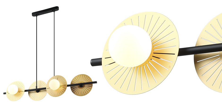 Люстра Balls & Discs Horizontal 4 Люстра Balls & Discs Horizontal 4 - Loft-Concept в Саратове