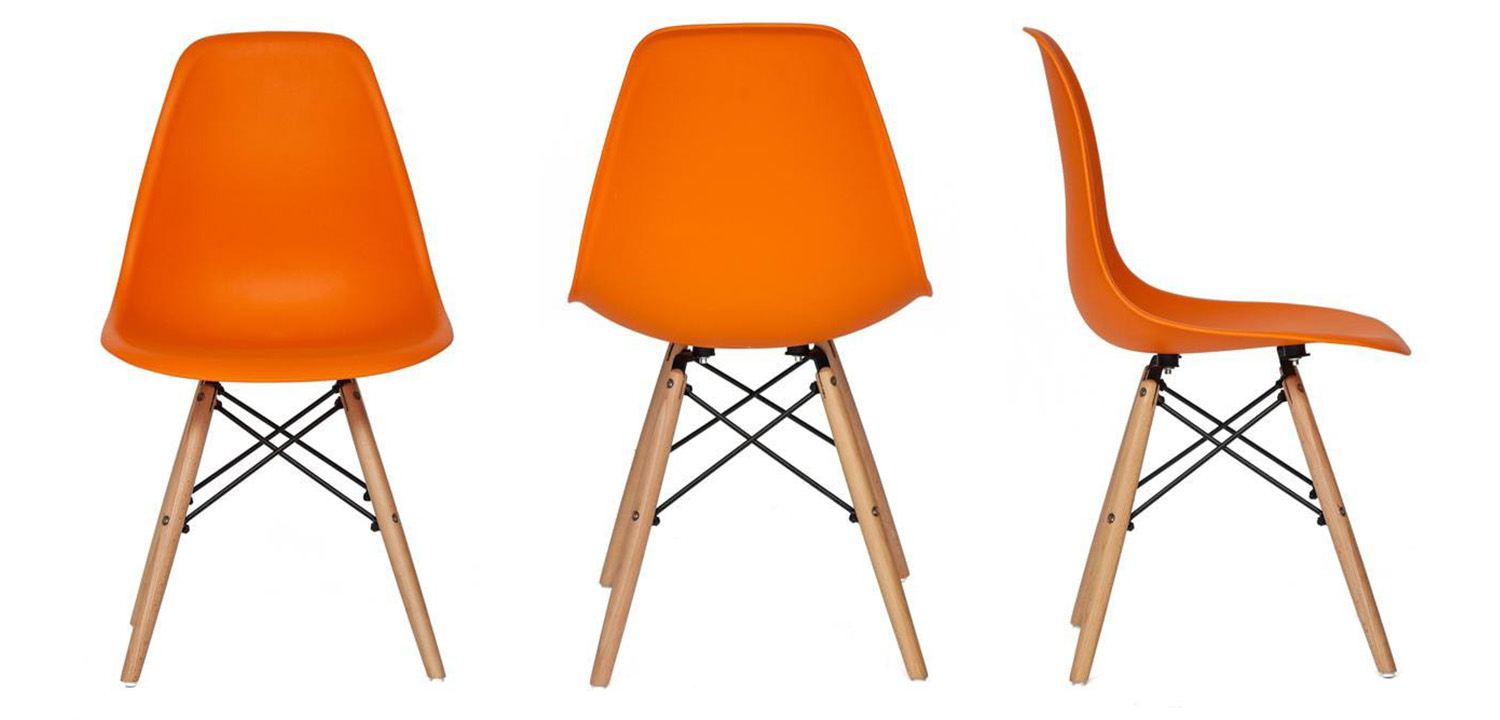 Стул DSW orange - фото