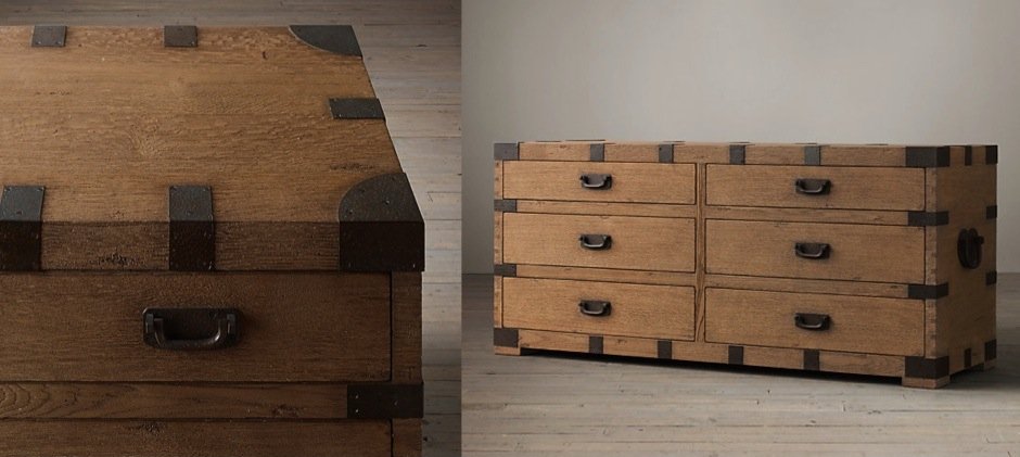 Комод в винтажном стиле Vintage Antique Oak Wide Комод в винтажном стиле Vintage Antique Oak Wide - Loft-Concept в Саратове