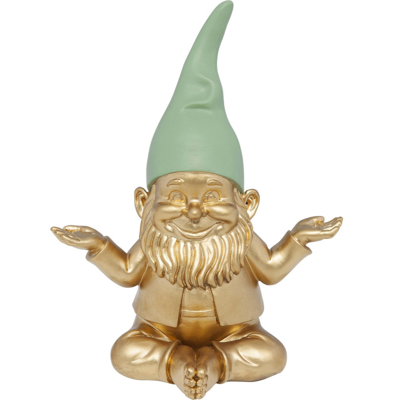 Статуэтка Golden Meditating Gnome Золотой Статуэтка Golden Meditating Gnome Золотой в Саратове | Loft Concept