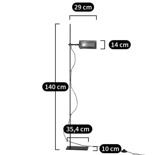 Торшер с плафоном из перфорированного металла Elledge Floor Lamp в Саратове