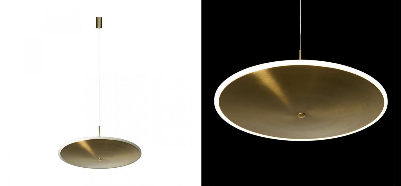 Светильник Chrona by Graypants D40 Gold Horizontal - фото №1