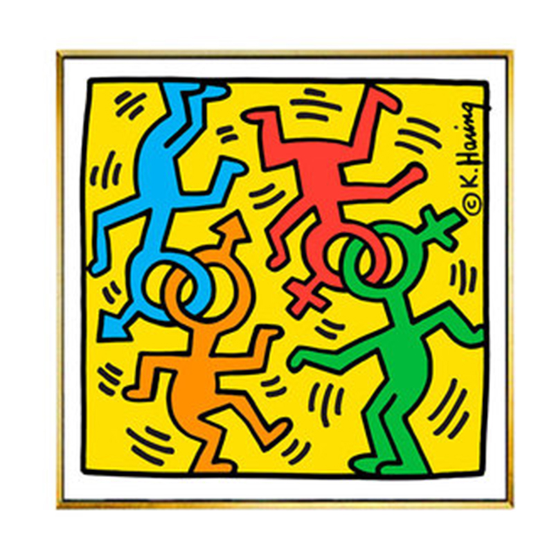 Постер Keith Haring 18 Мульти в Саратове | Loft Concept 