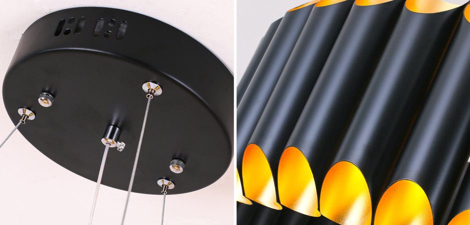 Люстра GALLIANO ROUND SUSPENSION LIGHT by DELIGHTFULL Black Люстра GALLIANO ROUND SUSPENSION LIGHT by DELIGHTFULL Black - Loft-Concept в Саратове
