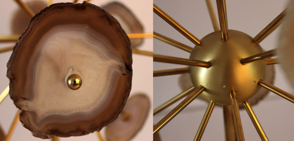 Аксессуар Agate Burst Brass Аксессуар Agate Burst Brass - Loft-Concept в Саратове