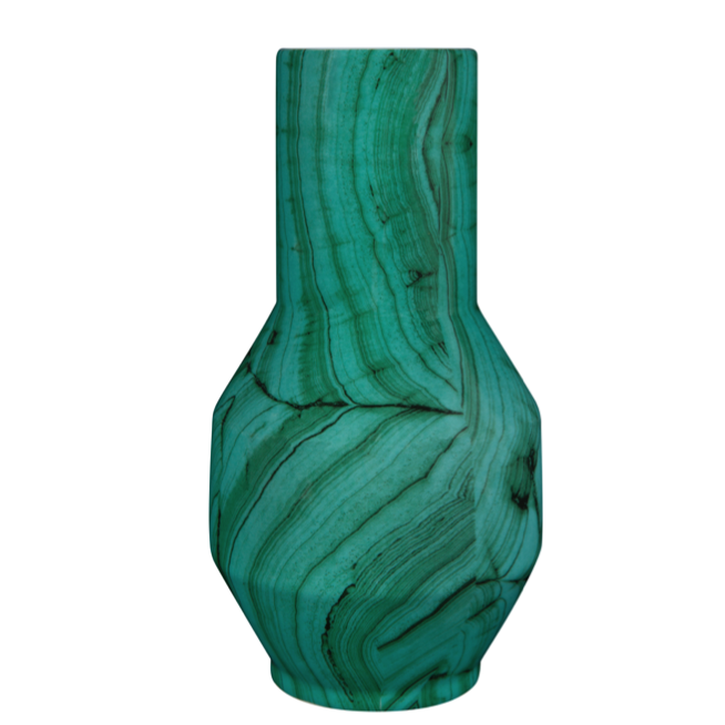 Ваза Malachite Vase rubikon Малахит в Саратове | Loft Concept 