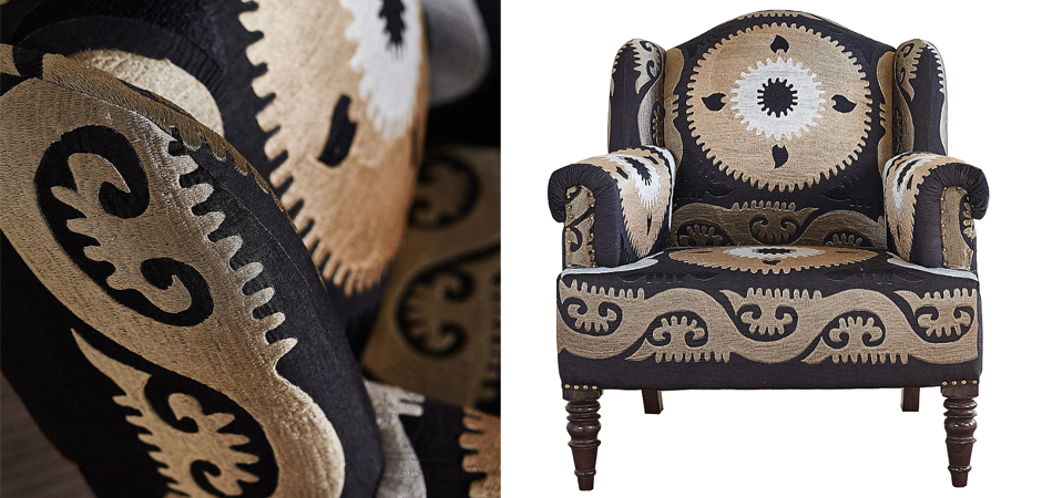 Armchair Mandala Beige Ornament Armchair Mandala Beige Ornament - Loft-Concept в Саратове