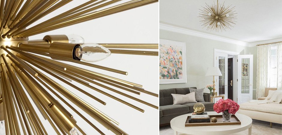 Люстра ASTRA Chandelier Sputnik Brass Люстра ASTRA Chandelier Sputnik Brass - Loft-Concept в Саратове